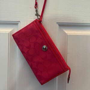 NEW Coach Pink Wristlet